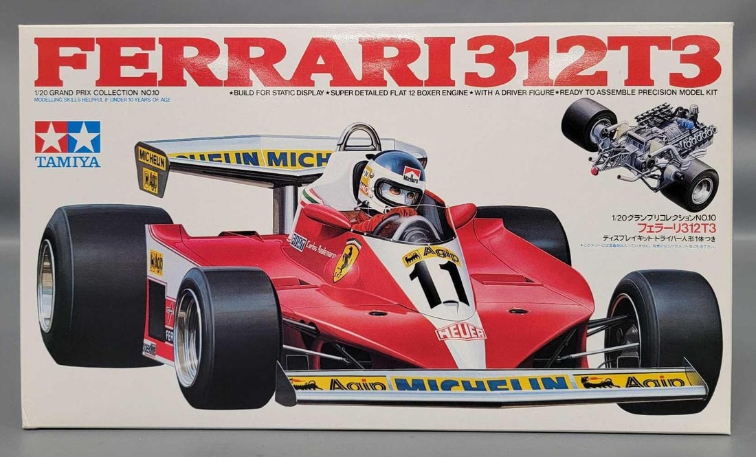 Tamiya 1/20 Ferrari 312T3  in original box kit 20010 (1 of 3)