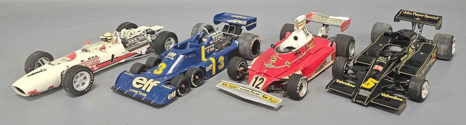 Four Assembled Grand Prix F1 cars (1 of 8)