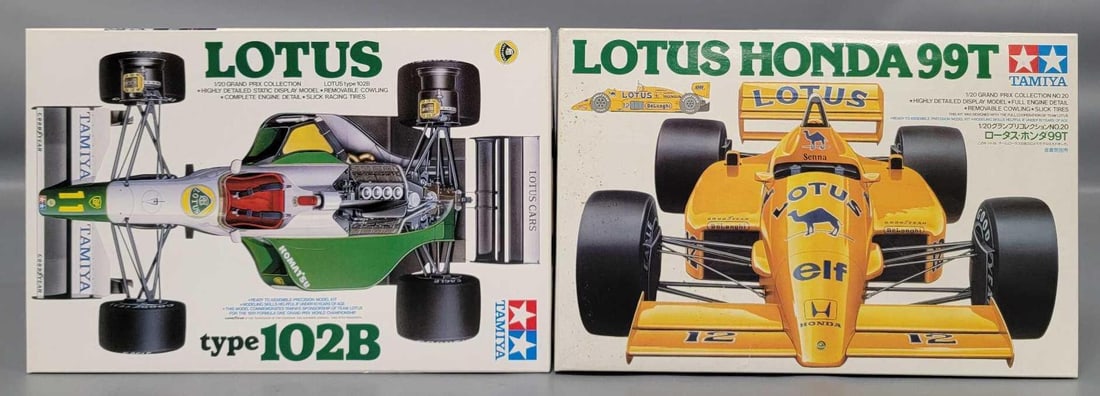 Two Tamiya 1/20 Lotus GP cars in original box kits 20020 20030 (1 of 4)