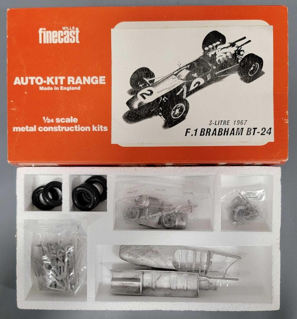 Wills Finecast 1/24 Metal model 3 Litre 1967 F1 Brabham BT 24 in original box (1 of 3)