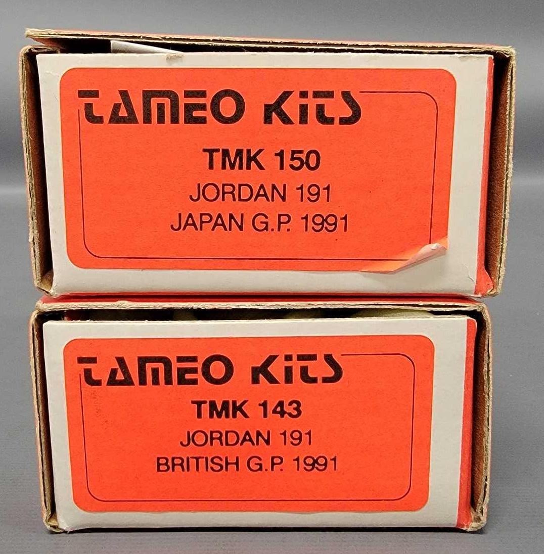 Two Tameo Kits 1/43 GP cars Jordan 191 in original box kits TMK 150 TMK 143 (1 of 3)