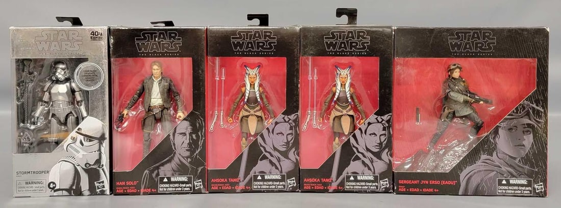 Five factory sealed Star Wars figures in original boxes (1 of 5)