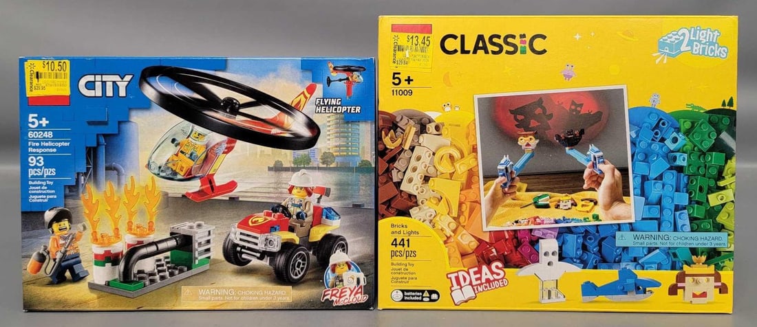 Two factory sealed Lego kits Flying Helicopter and Classics in original boxes (1 of 6)