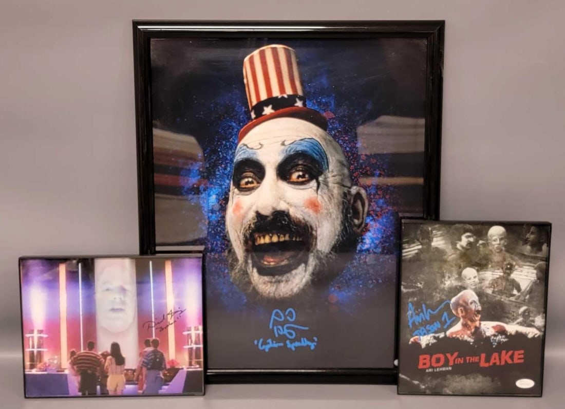 Three framed and autographed photos from Devil's Rejects Friday the 13th Power Rangers (1 of 7)