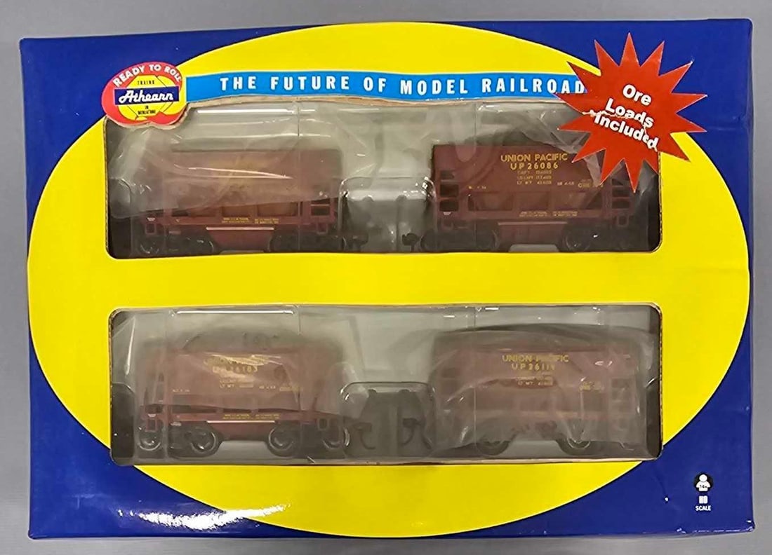 Athearn HO Union Pacific Ore Car in OB (1 of 6)