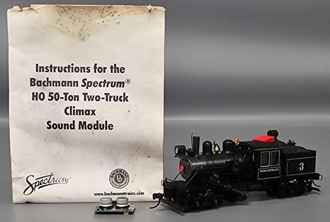 Spectrum HO 50 ton two truck climax locomotive Moore-Keppel & Co (1 of 8)