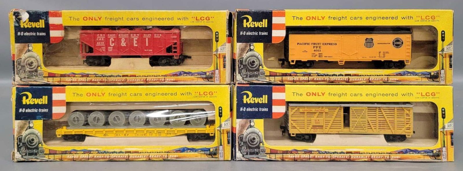 Four Revell HO freight cars in original boxes (1 of 7)