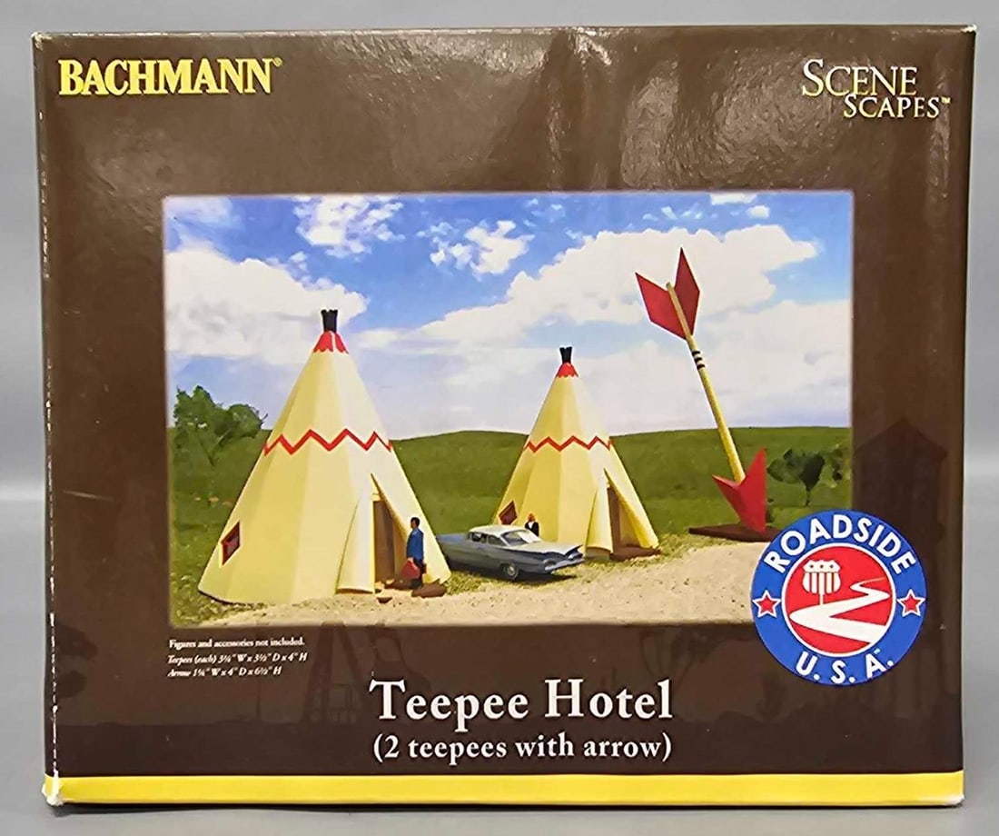 Bachmann HO Teepee Hotel in OB (1 of 6)