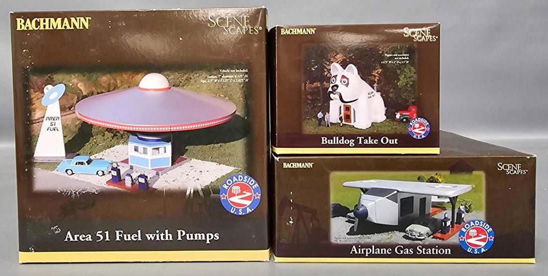 Three Bachmann HO Scene Scapes in OB (1 of 5)