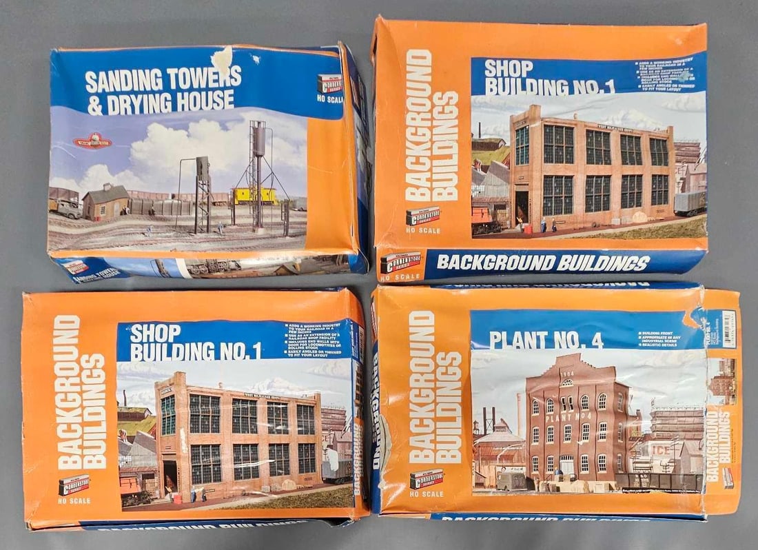 Three Walthers HO Cornerstone Structure Kits in OB (1 of 6)