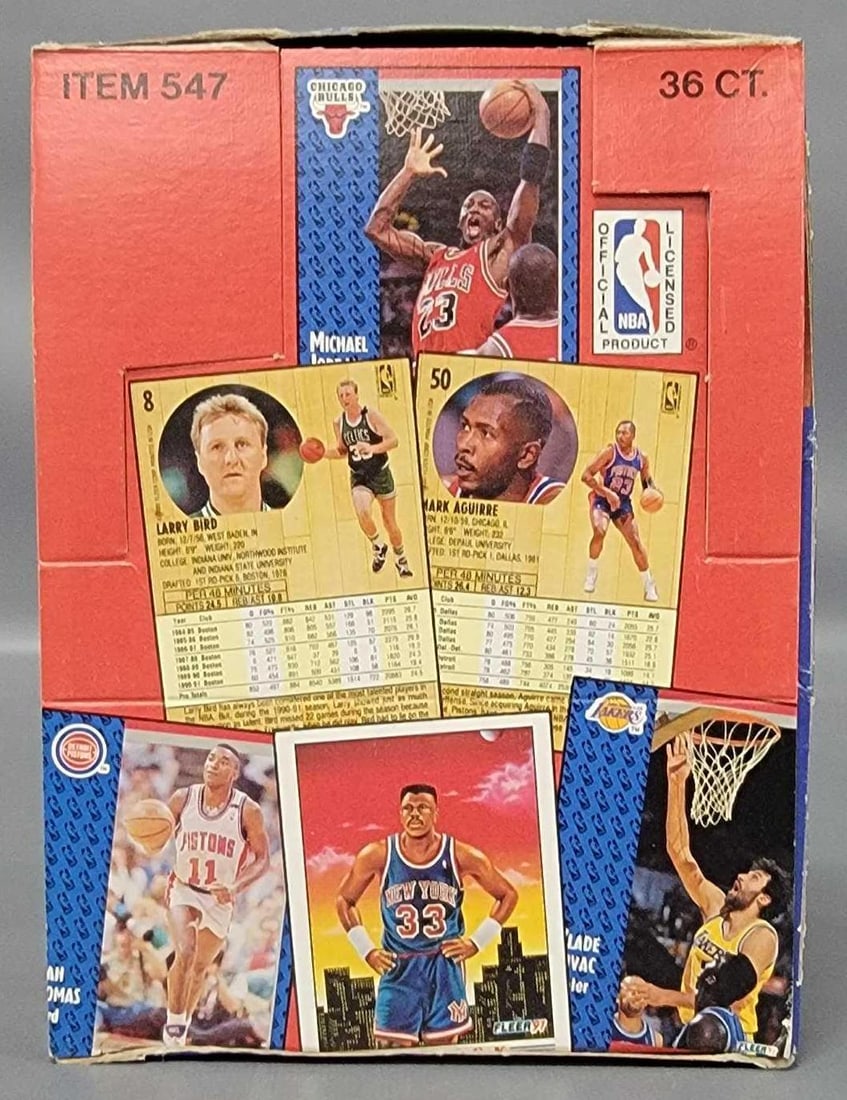 1991 Fleer basketball wax box (1 of 7)