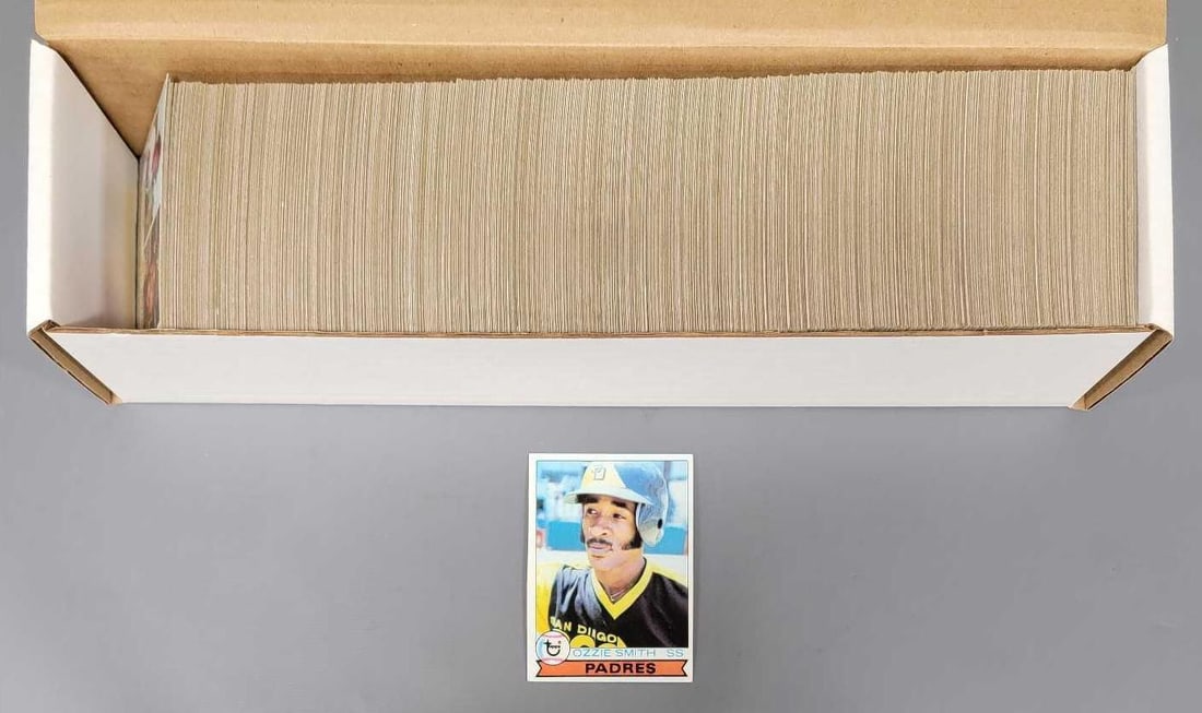 1979 Topps baseball set with Ozzie Smith RC (1 of 8)