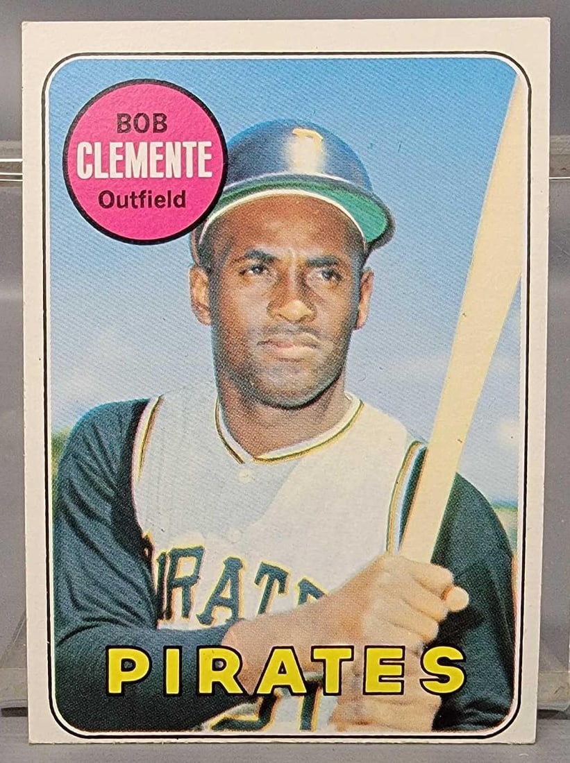 1969 Topps baseball #50 Roberto Bob Clemente (1 of 6)