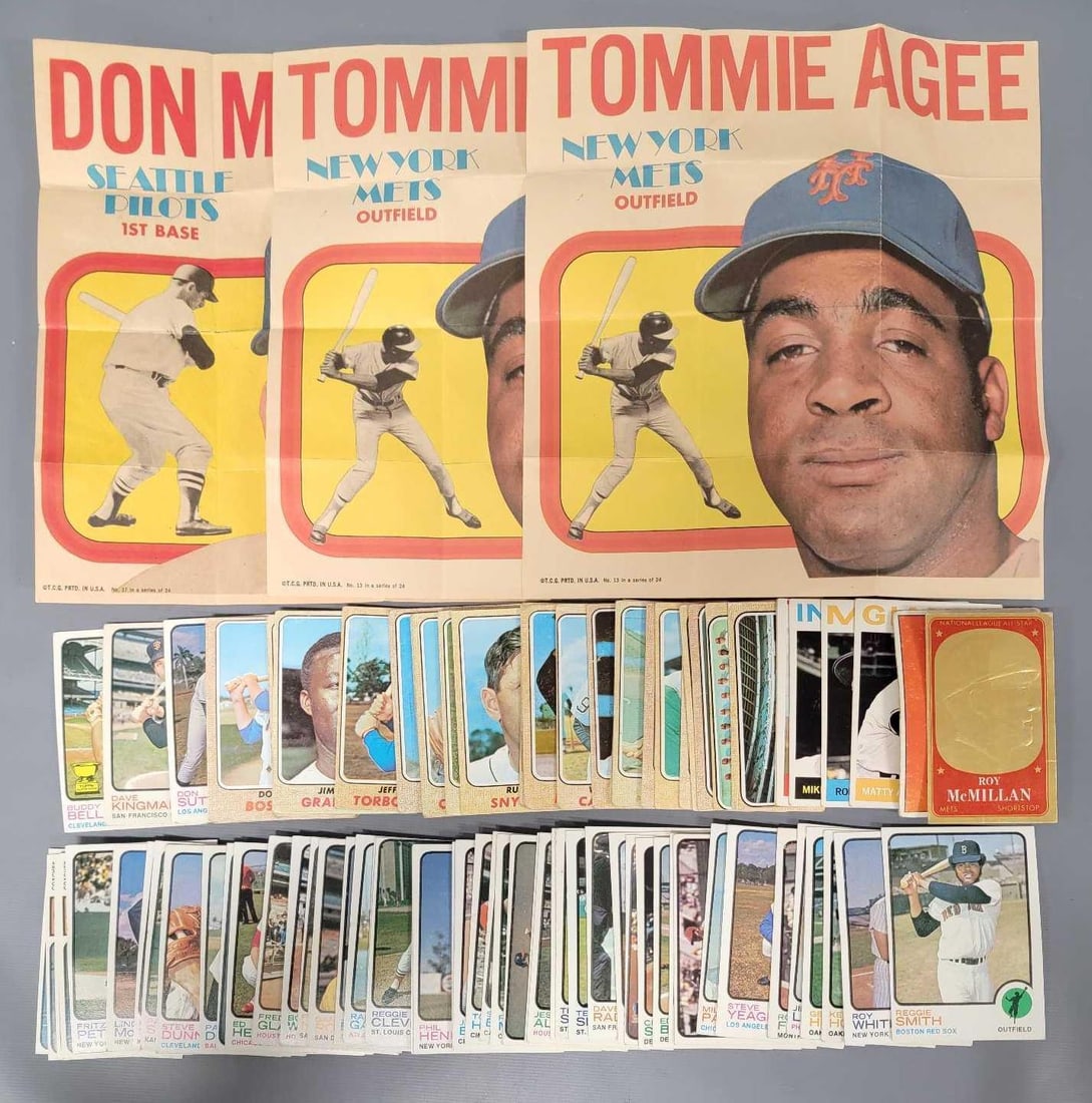 Group of 1960's and 70's Topps baseball cards (1 of 4)