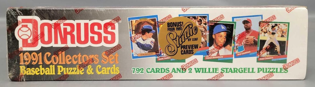 Factory sealed 1991 Donruss baseball card set (1 of 6)