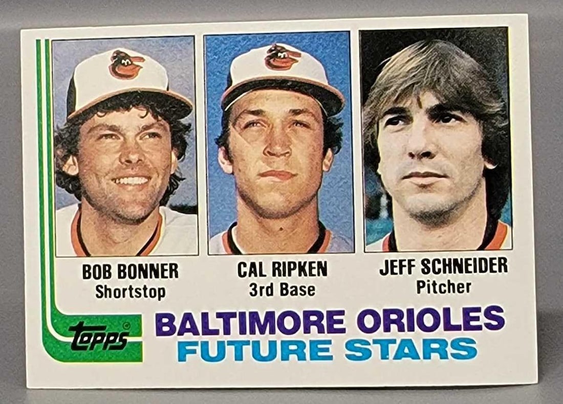 1982 Topps baseball #21 Cal Ripken Jr rookie card HOF (1 of 6)