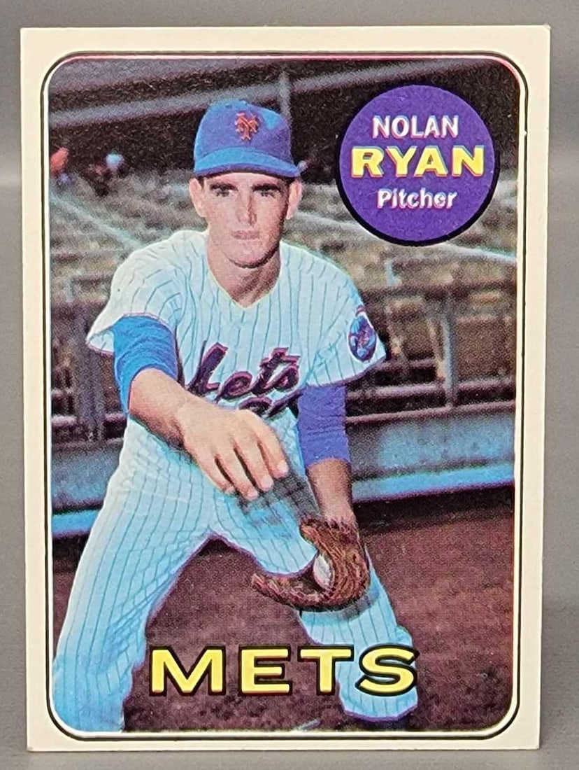 1969 Topps baseball #533 Nolan Ryan HOF (1 of 6)