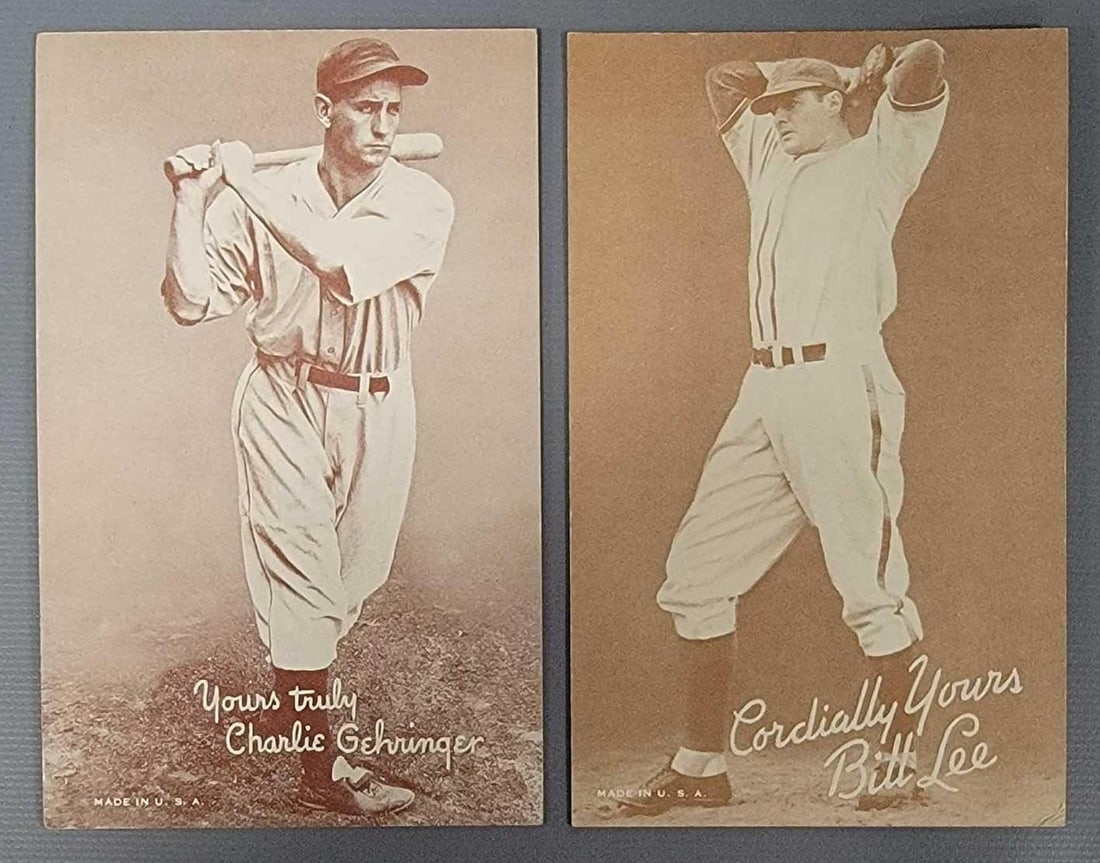 Two 1939-1946 Exhibits Salutation cards (1 of 3)