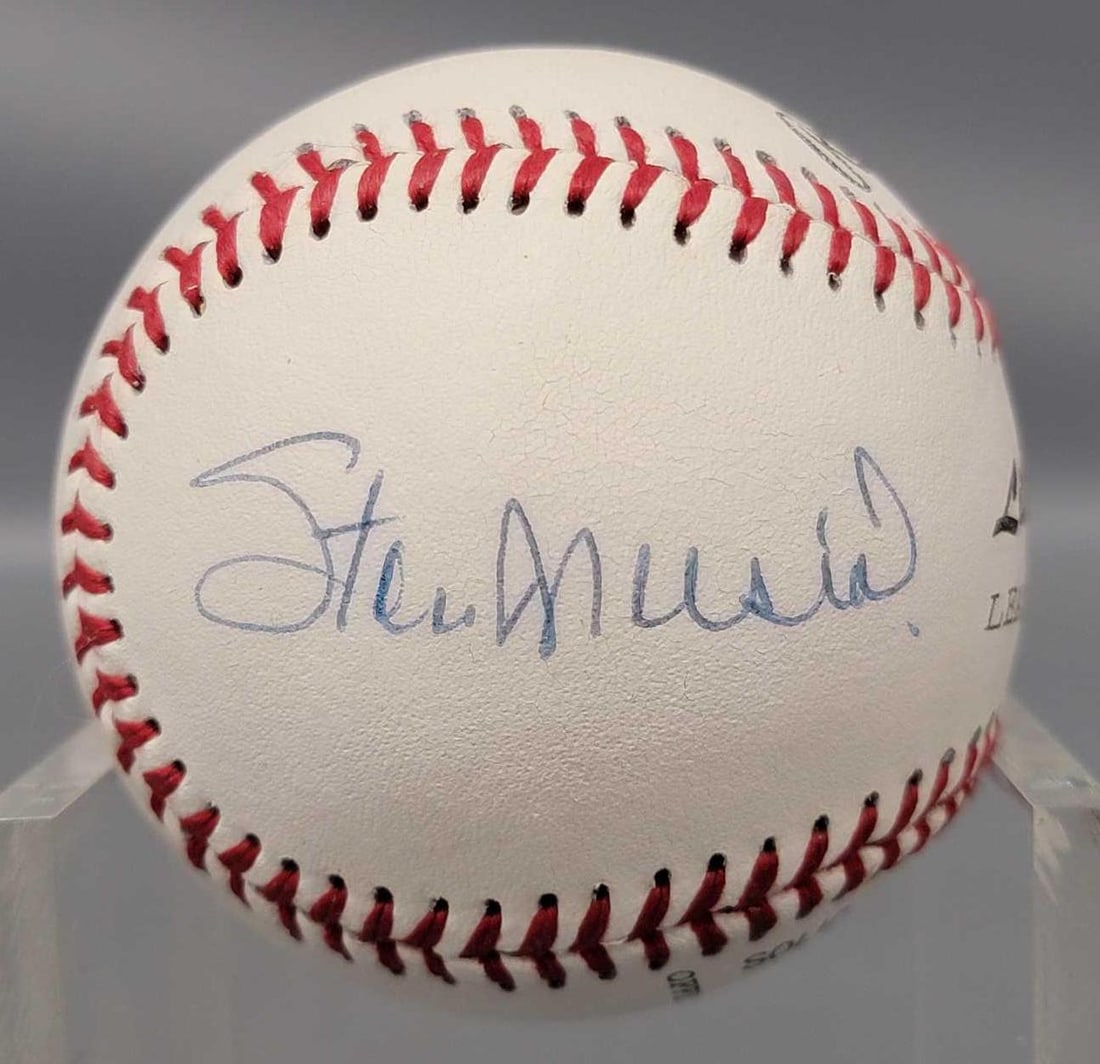 Stan Musial autographed baseball (1 of 6)