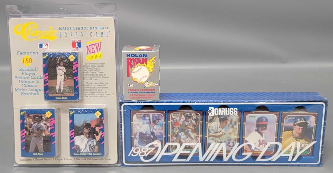 Small group of mostly factory sealed baseball cards (1 of 5)