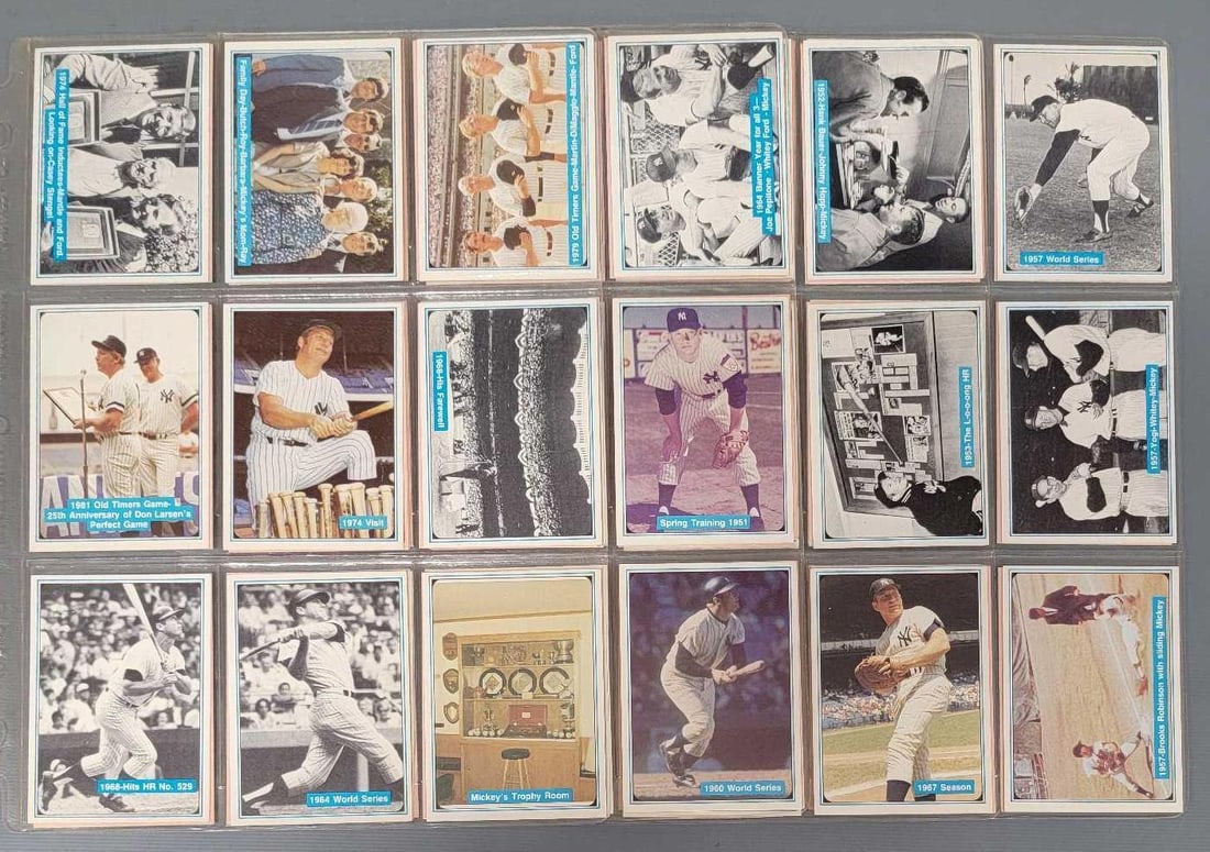 1982 ASA Mickey Mantle Story 72 card set (1 of 5)