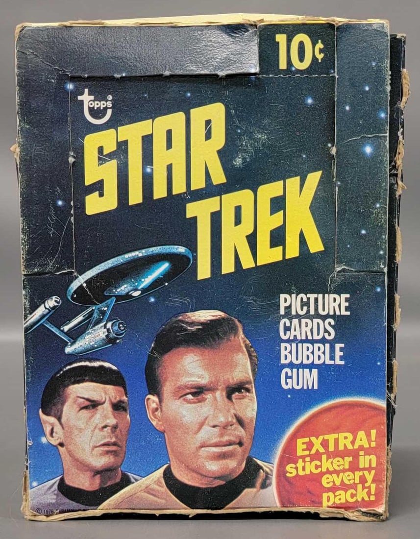 Complete wax box of 1976 Topps Star Trek cards OPENED PACKS (1 of 13)