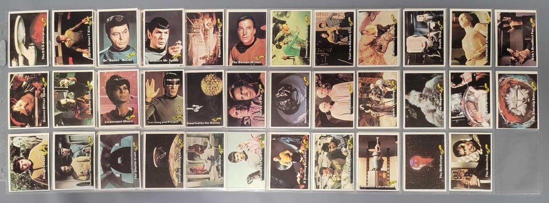 Complete set of 88 1976 Topps Star Trek cards (1 of 4)