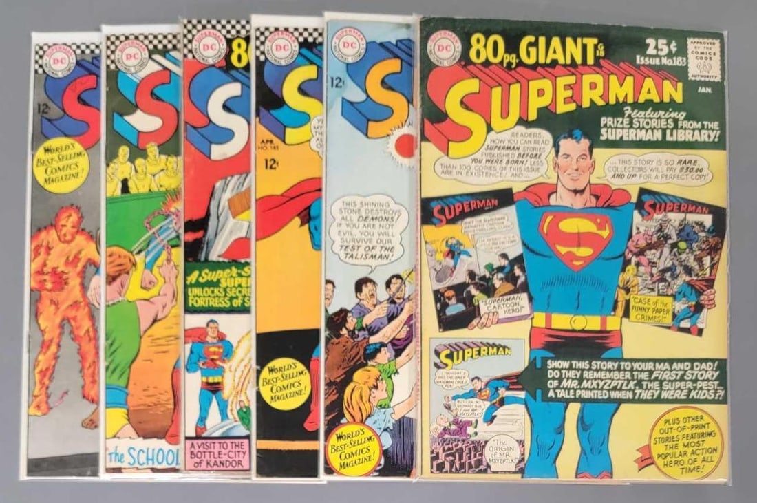 Six Superman Comics (1 of 4)