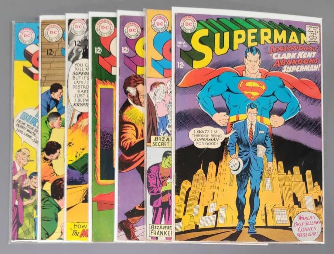 Seven Superman Comics (1 of 4)
