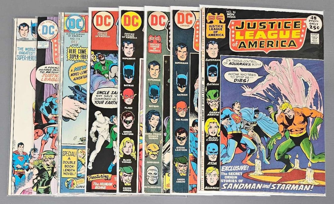 Eight Justice League Of America Comics 1st Freedom Fighters (1 of 5)