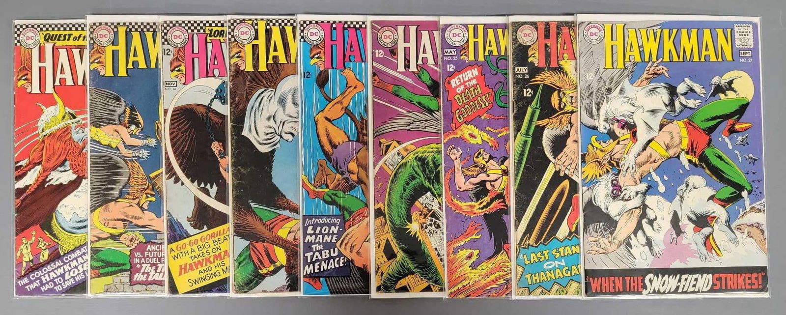 Nine Hawkman Comics (1 of 4)