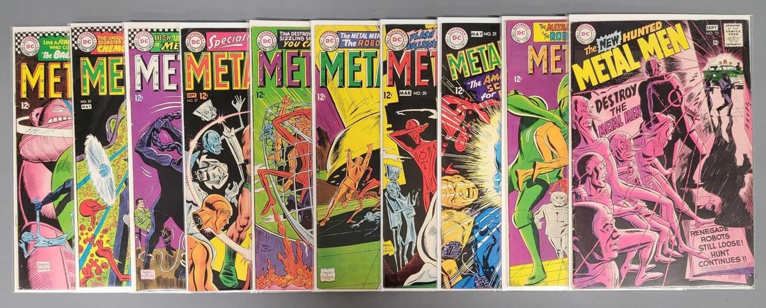 Ten Metal Men Comics (1 of 4)