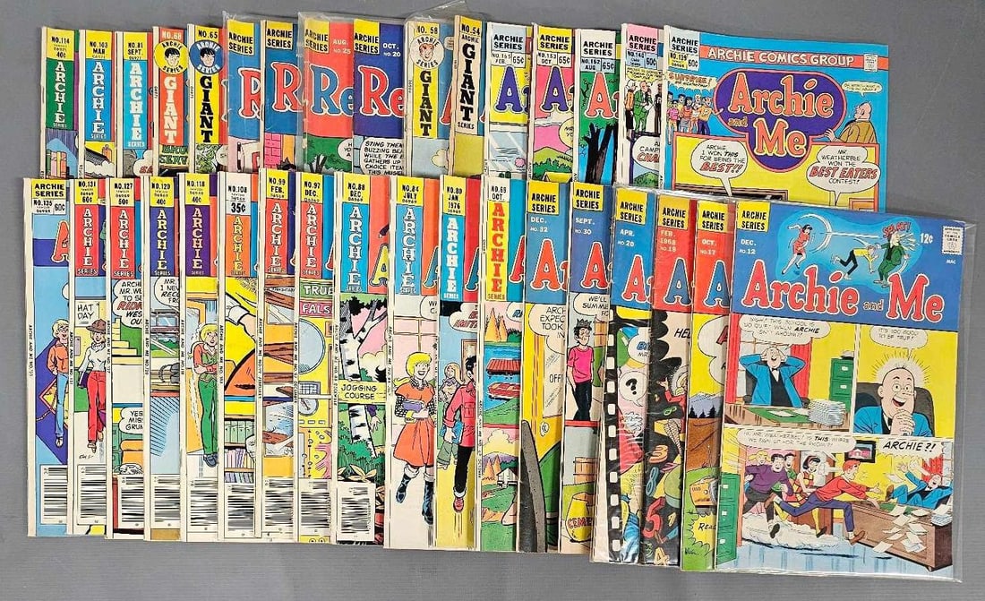 Thirty-four Archie and Me and Reggie and Me Comics (1 of 7)