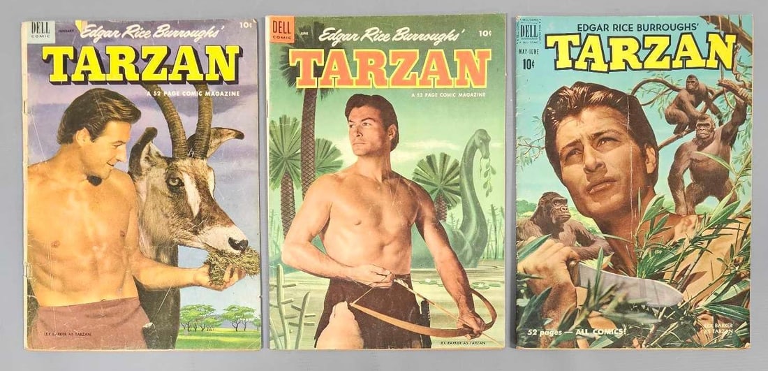 Three Dell Tarzan Comics (1 of 5)