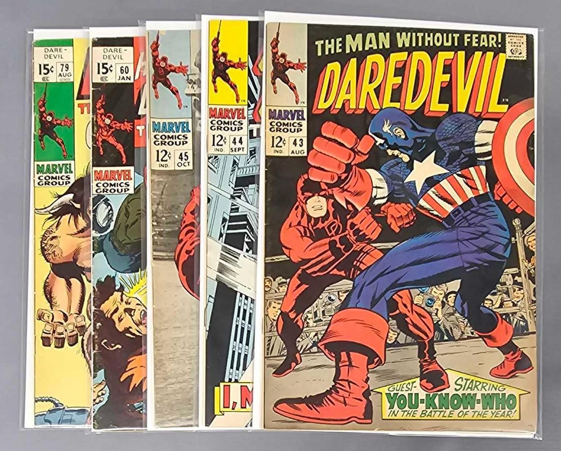 Five Daredevil Comics (1 of 3)