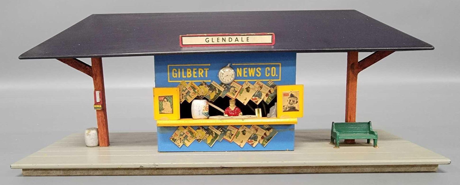 American Flyer S gauge 272 Minicraft Glendale Station Gilbert News (1 of 8)