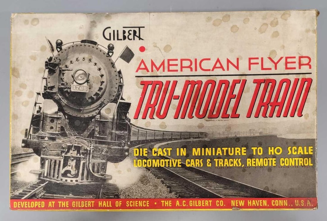 American Flyer prewar HO steam freight set in original box (1 of 14)
