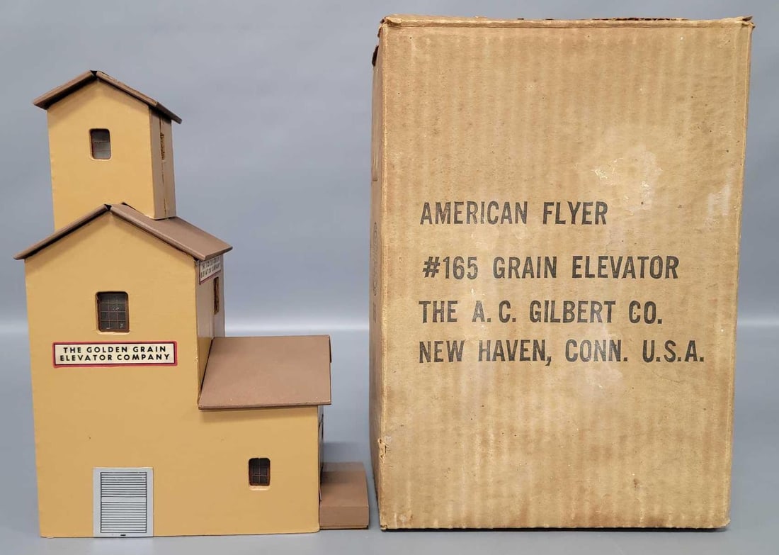American Flyer Minicraft 165 Golden Grain elevator in original box (1 of 10)