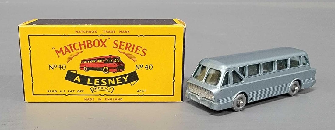 Incredible Matchbox 40 Leyland Royal Tiger Coach in original box (1 of 12)