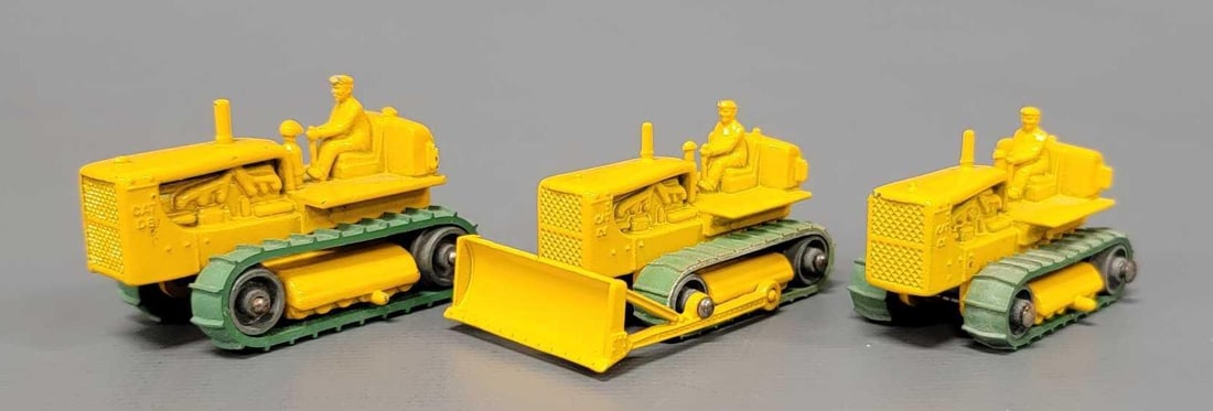 Three Matchbox Caterpillar Dozers (1 of 8)