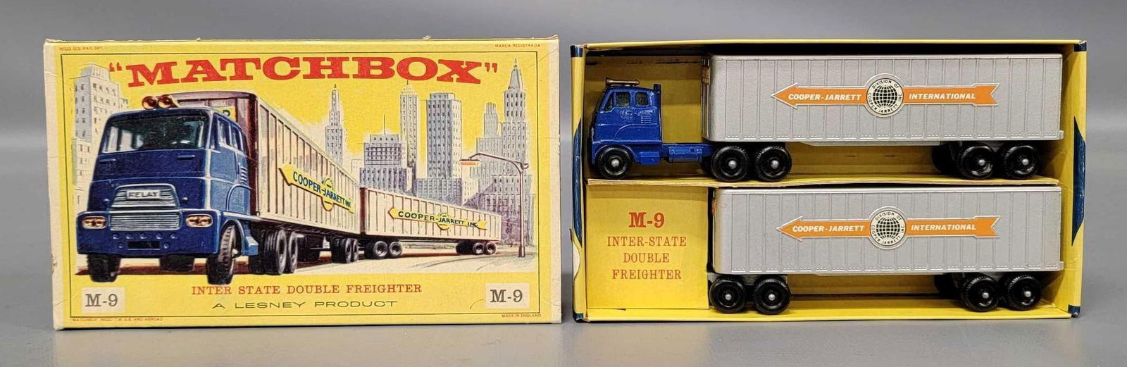 Incredible Matchbox Major Pack M-9 Inter State Double Freighter in original box (1 of 11)