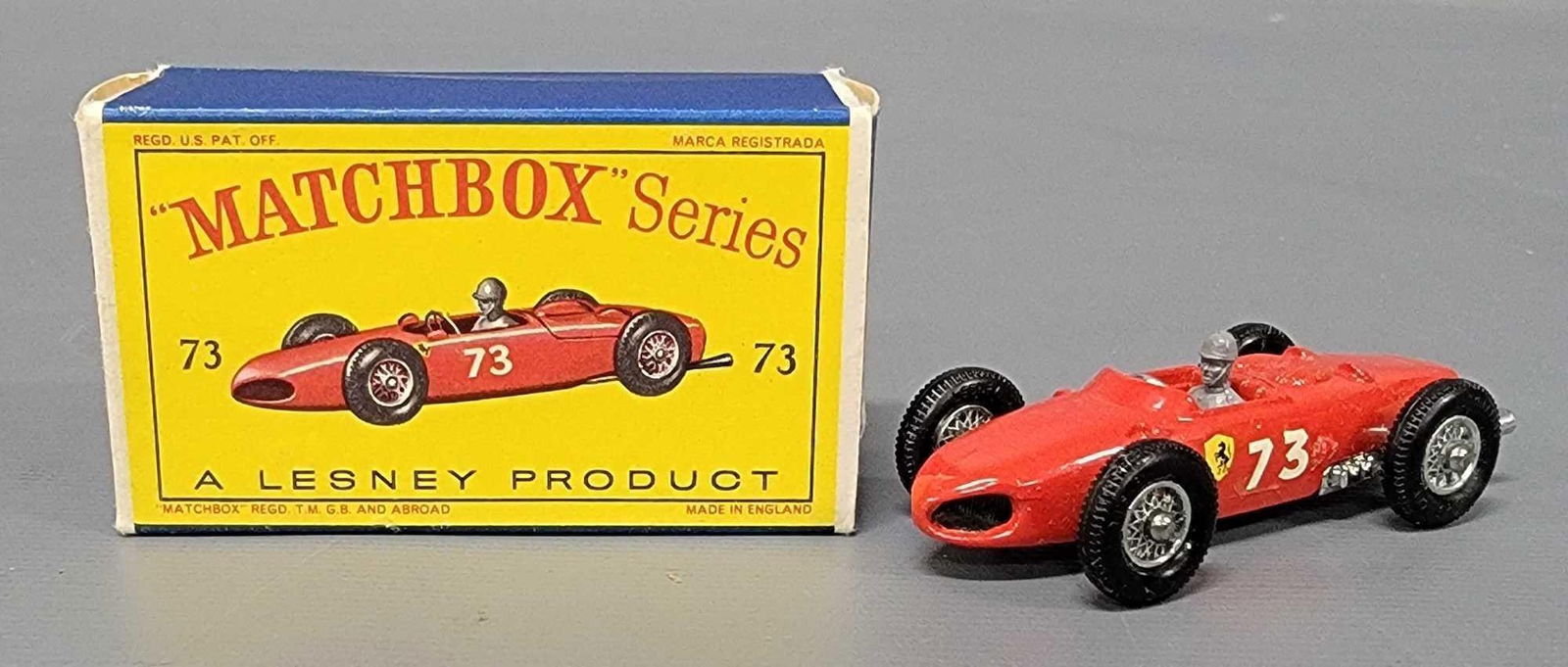 Matchbox 73 Ferrari Racing Car New Model in original box (1 of 11)