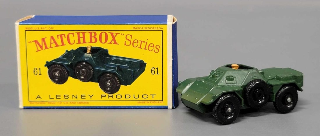 Matchbox 61 Army Scout Car in original box (1 of 11)