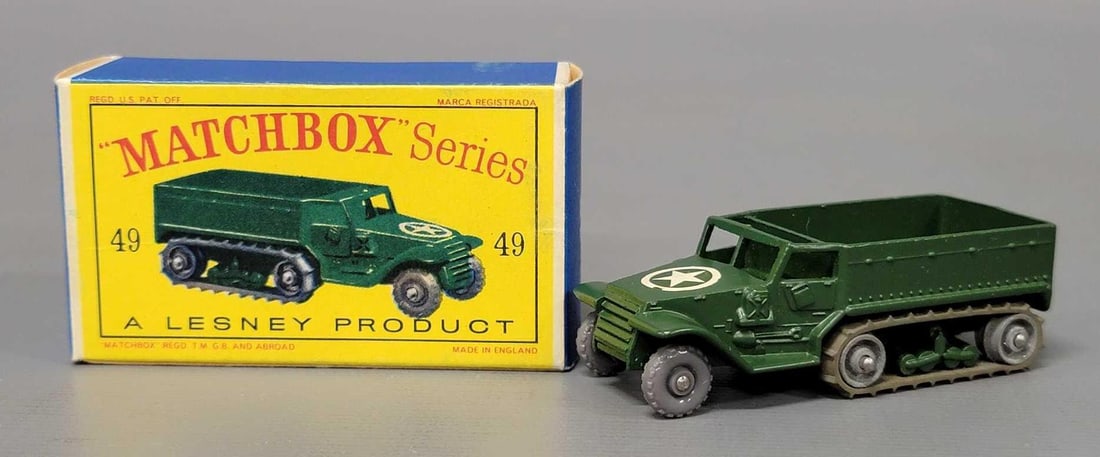 Matchbox 49 Army Half Track Mark III in original box (1 of 11)