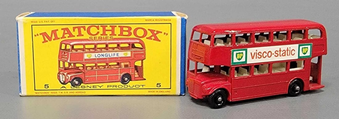 Matchbox 5 London Bus in original box (1 of 11)