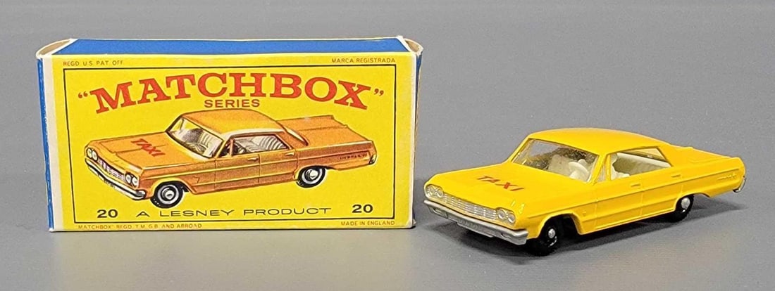 Matchbox 20 Taxi-Cab in original box (1 of 11)