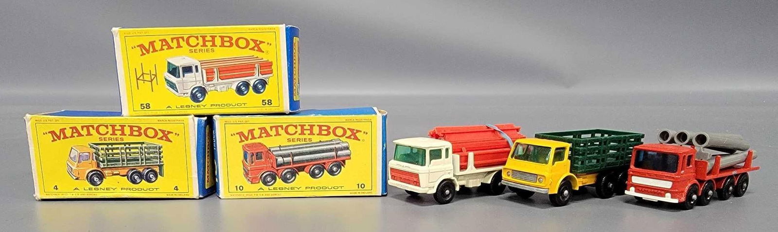 Three Matchbox Construction Trucks in original box (1 of 11)