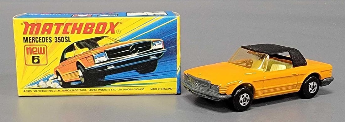 Amazing Matchbox Superfast 6 Mercedes 350SL in original box (1 of 11)