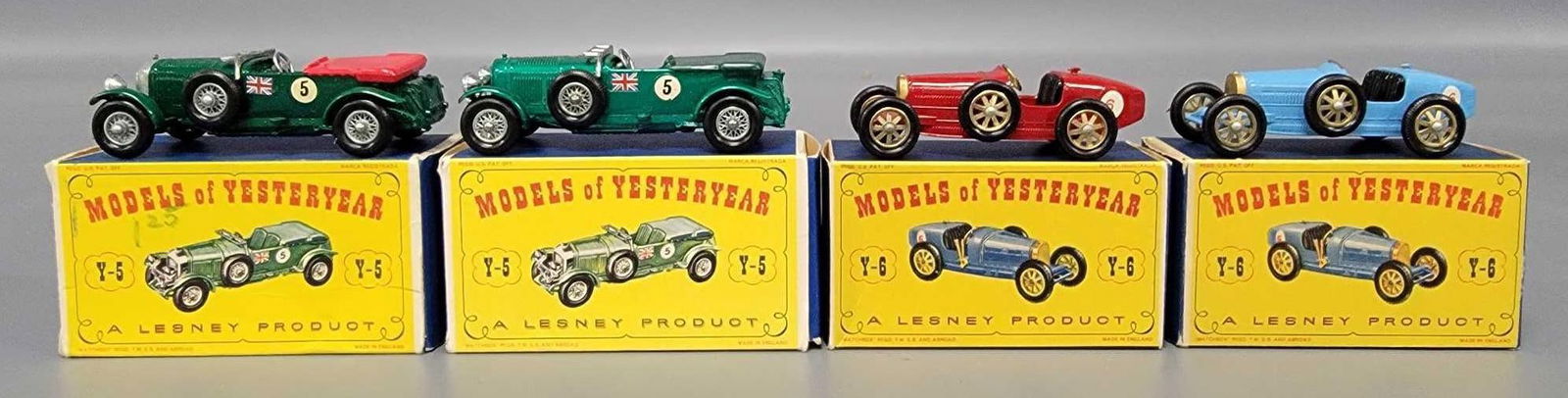 Four Matchbox MOY cars in original box (1 of 11)