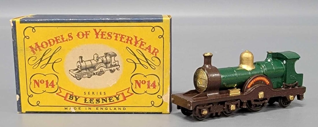 Matchbox MOY 14 Duke of Connaught 4-2-2 in original box: Matchbox MOY 14 Duke of Connaught 4-2-2 in excellent condition in a very good original box as seen in the photos.